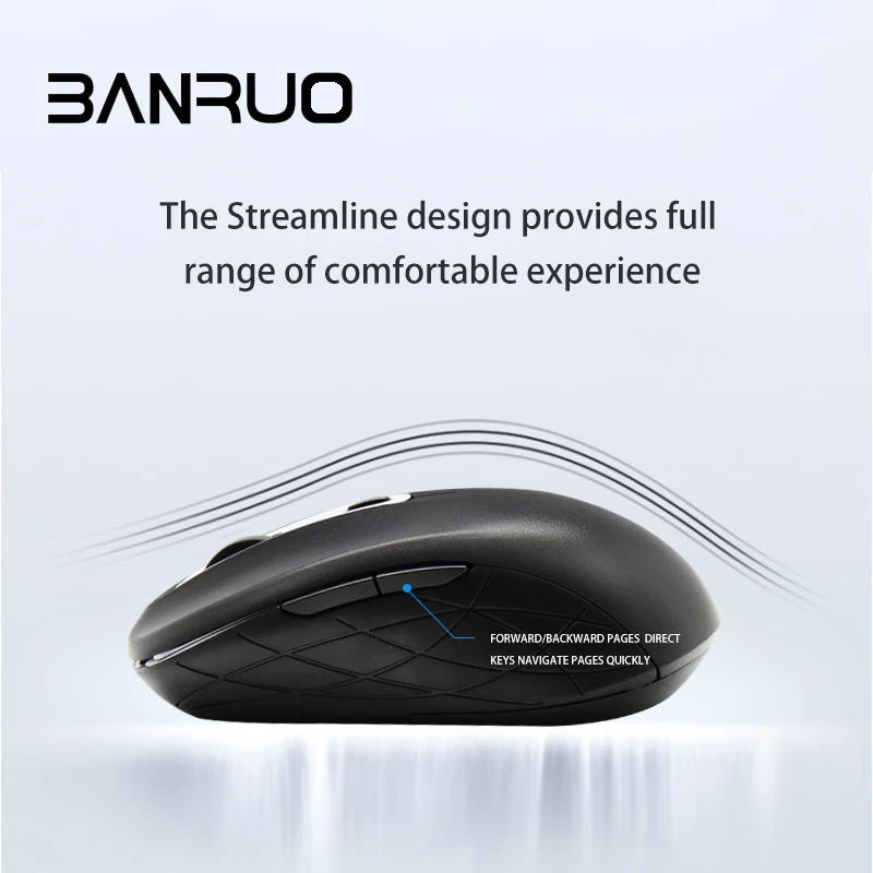 Новинка 2022, мышь с пользовательским логотипом, эргономичная мышь с кнопкой питания, игровая беспроводная мышь 2,4G