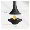 Muriel - Alcohol fireplace - D1200-H1500