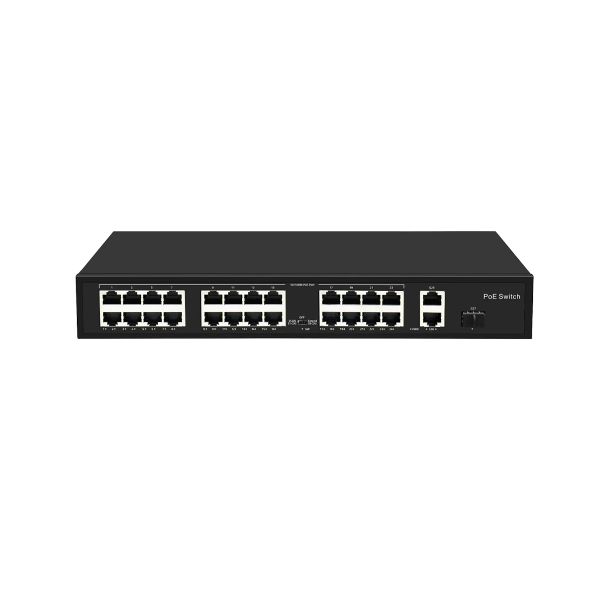 Commutateur Ethernet optique Gigabit 24 ports 10/100/1000m - Chine