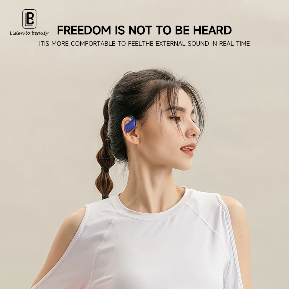 LB TWS Earbuds Active Noise Cancelling Earphones Wireless Headphones Stereo Bass HD Call Dynamic Headset