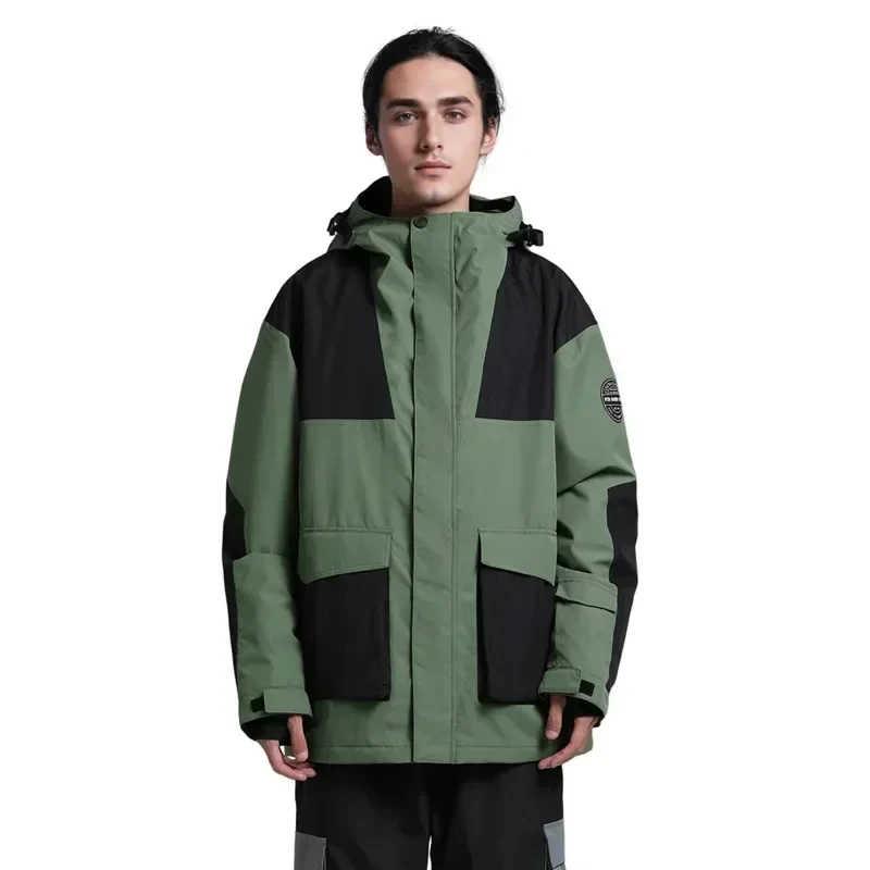 2025 New Winter Sport Ski Jackets for Men Women Warm Windproof