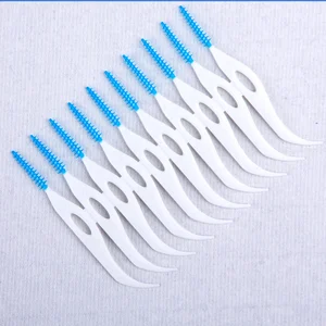 Daily Care Original Design Bird Shape Soft Rubber Toothpicks Multi-function Soft Interspace Dental Picks Portable Box