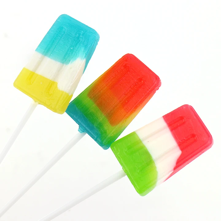 three color lollipop