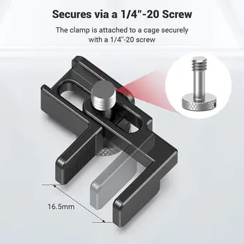 Smallrig Cable Clamp for Blackmagic Video Assist Monitor Cage G7/Gh4/Gh3 Cage Bmmcc Cage -1693 detail image