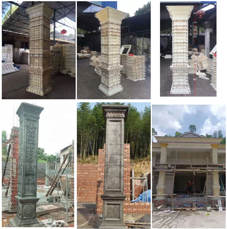 Wall Decoration Plastic Dragon Mold for Concrete - China Column