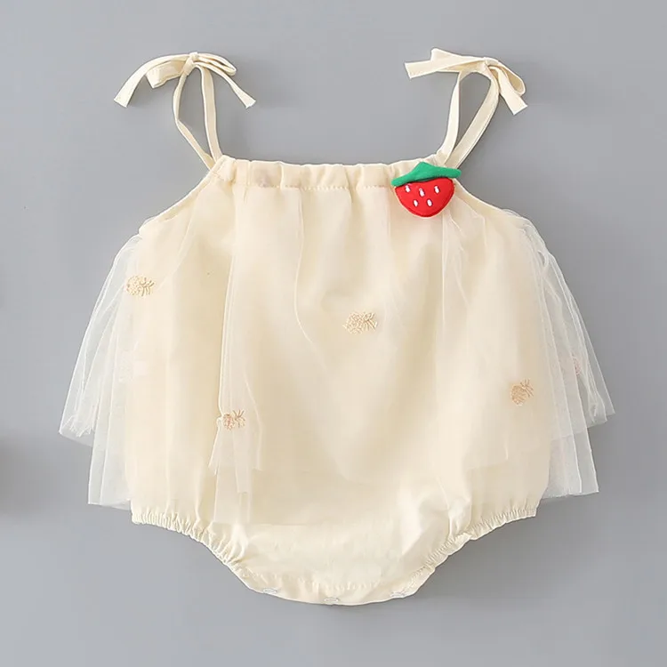 Okuahao Barboteuse A Bretelles En Coton Sans Manches Pour Bebe Fille Vetement D Ete Uni En Imprime Fraise En Maille 22 Buy Enfants D Hiver Robe Smart Casual Robe Pour Fille Enfants Nouveau Modele Fille Robe Product