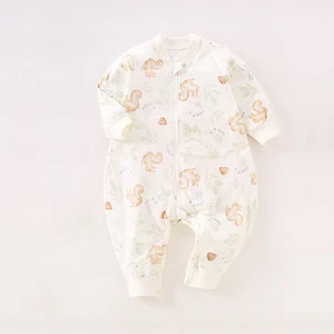 New Born Baby Girl Fancy Pattern Long Sleeves Baby Weighted Carry Sleeping Bag for 0-12 Months