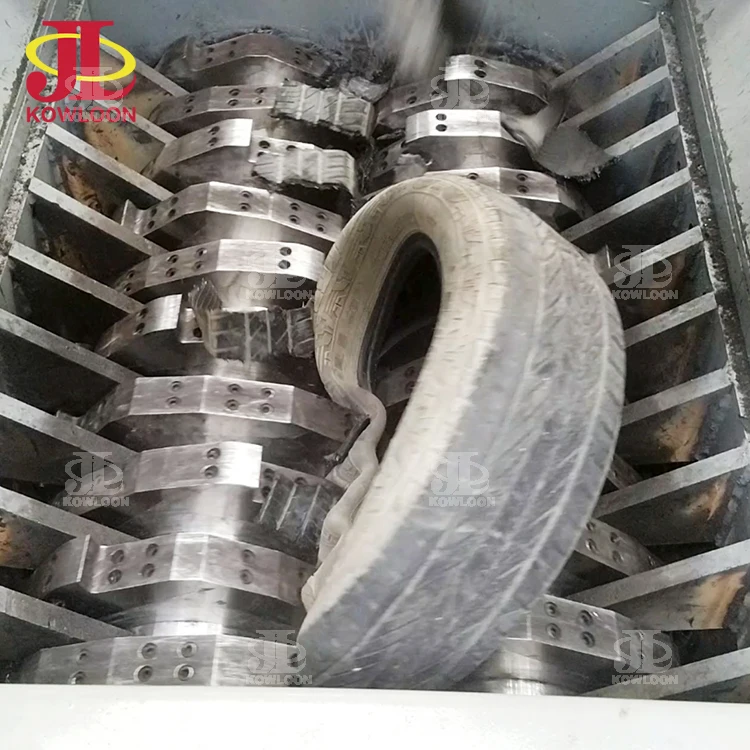 High Output Automatic Tyre Recycling Machine Waste Tyre Tire Recycling Shredder Machine