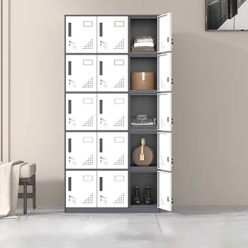 Employee Steel Lockers, Storage Cabinets, Single-door Storage Cabinets for Dormitories and Bathrooms, Moisture-proof