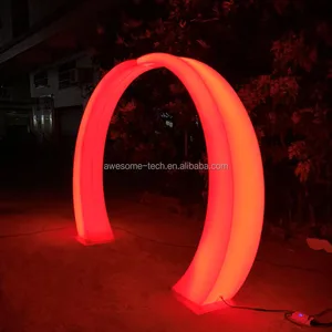 Waterproof Multi-Color LED Smart Lights Rainbow Arch Bridge for Festival Party Outdoor Garden Decorative Purpose