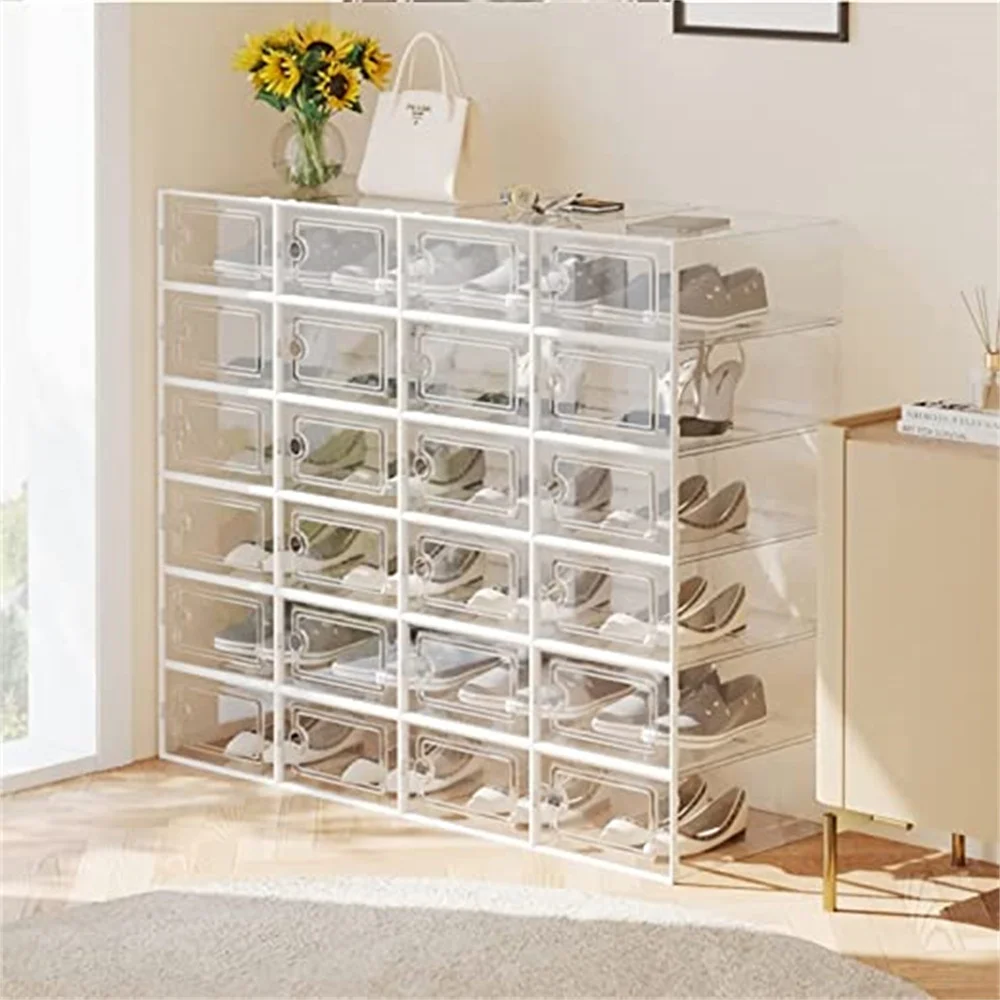 Diy Ikea Shoes Boxes Multi Layer Portable Shoe Rack DIY Expandable