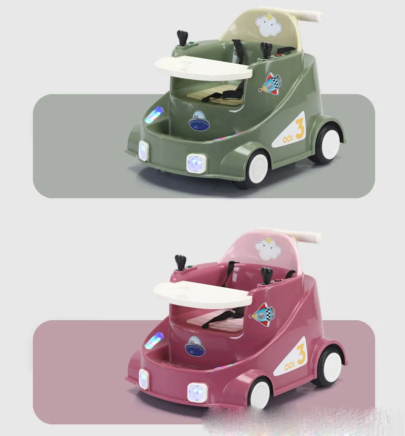 New Hot Selling Children's Ride-On Car with Push Handle Tray Four-Wheel Walker Push-Able for 2-4 Years Old