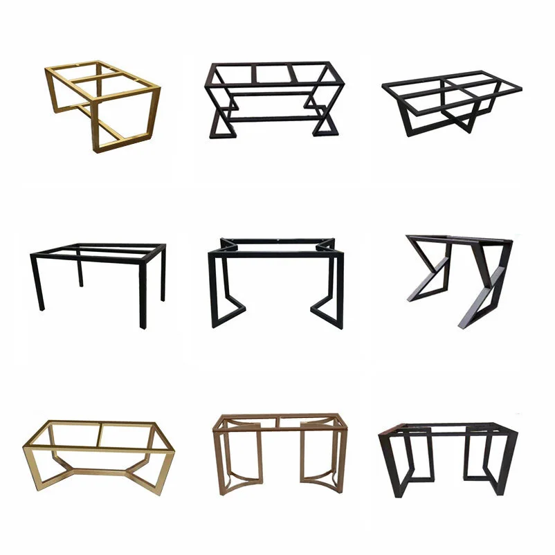 Metal Table Legs for Table  Industrial Restaurant Desk Office Cast Iron Steel Bench Dinning Coffee Dining Furniture Table Frames