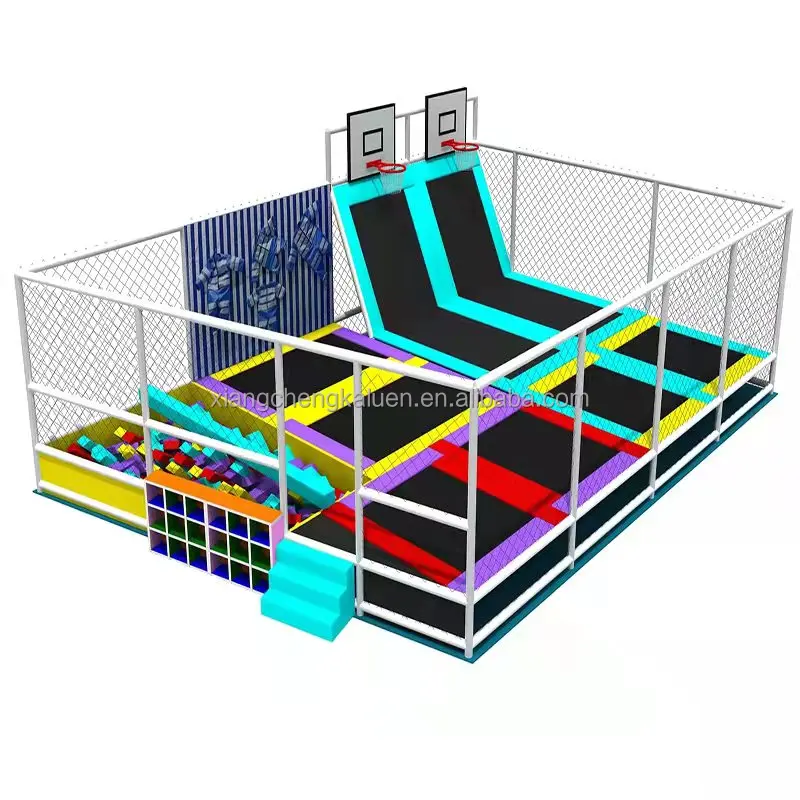 Trampoline Commercial Free Jumping Indoor/outdoor Big Trampoline Park ...