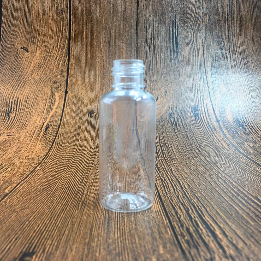 New product portable travel sub-bottle 50ml Flip Top Cap PET Plastic Bottle for shampoo body lotion bottle