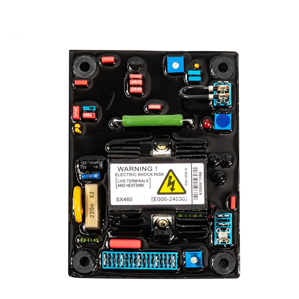 Diesel Automatic Voltage Regulator Generator AVR SX460-A With Red Capacitor