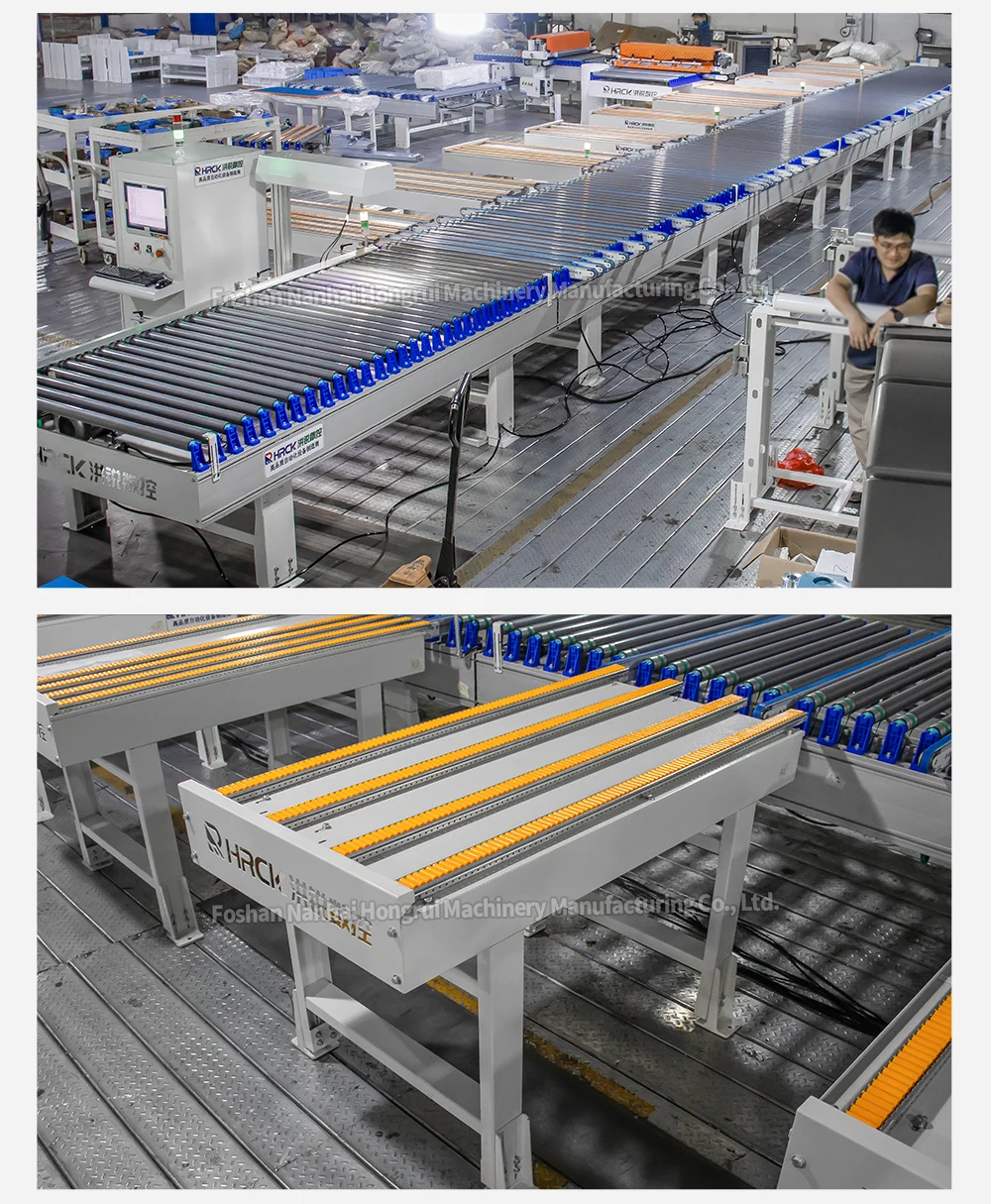 Panel furniture wiring, intelligent sorting, packaging production line, super labor-saving intelligent sorting manufacture