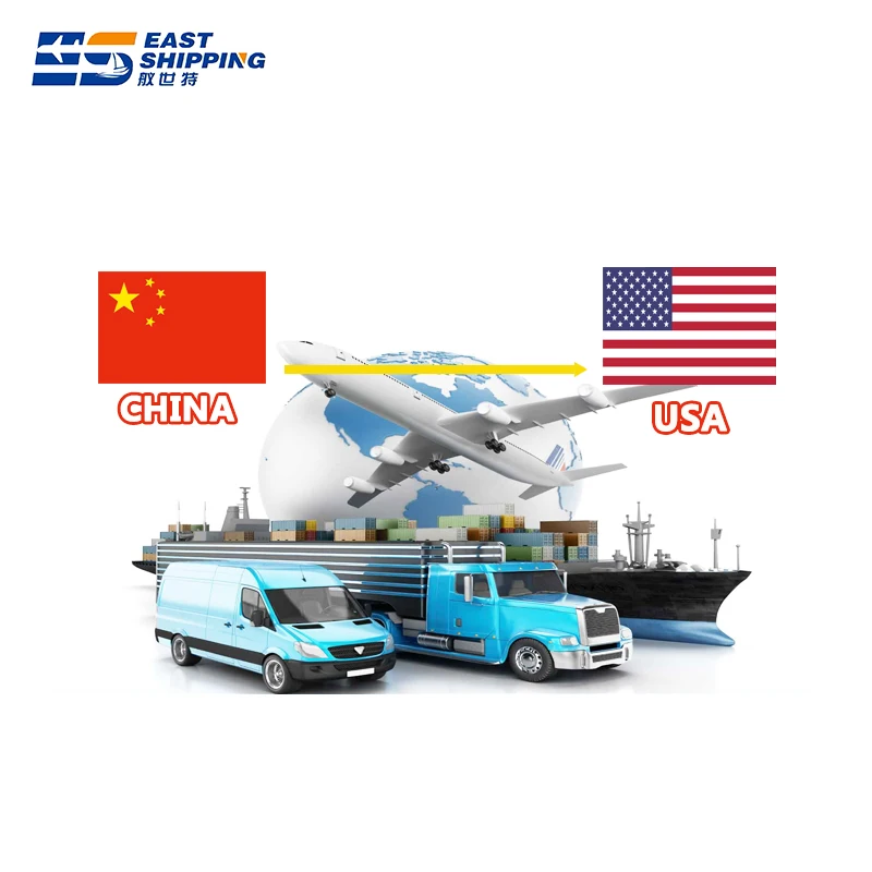 East Shipping Agent To USA Chinese Freight Forwarder Air Sea Freight Express Shipping Clothes From China To USA