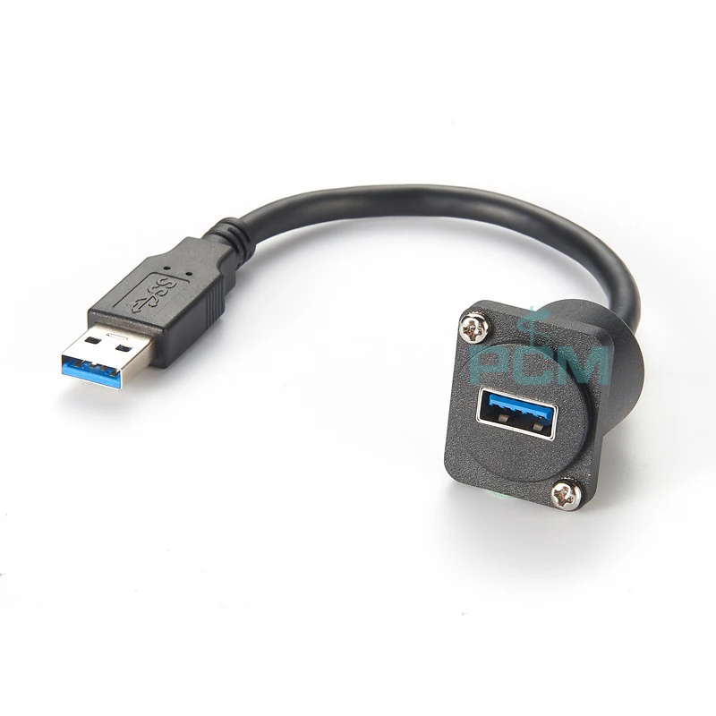 USB 3.0 Feedthrough Bulkhead Connector