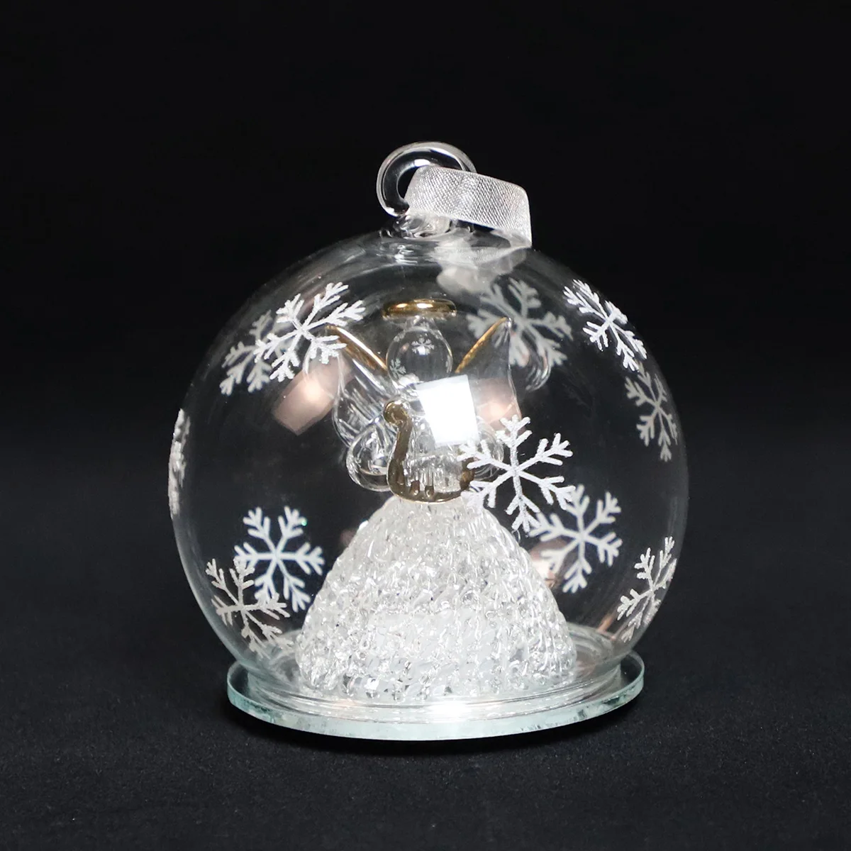 wholesaler christmas decoration large christmas decorations 8cm glass baubles animal christmas baubles