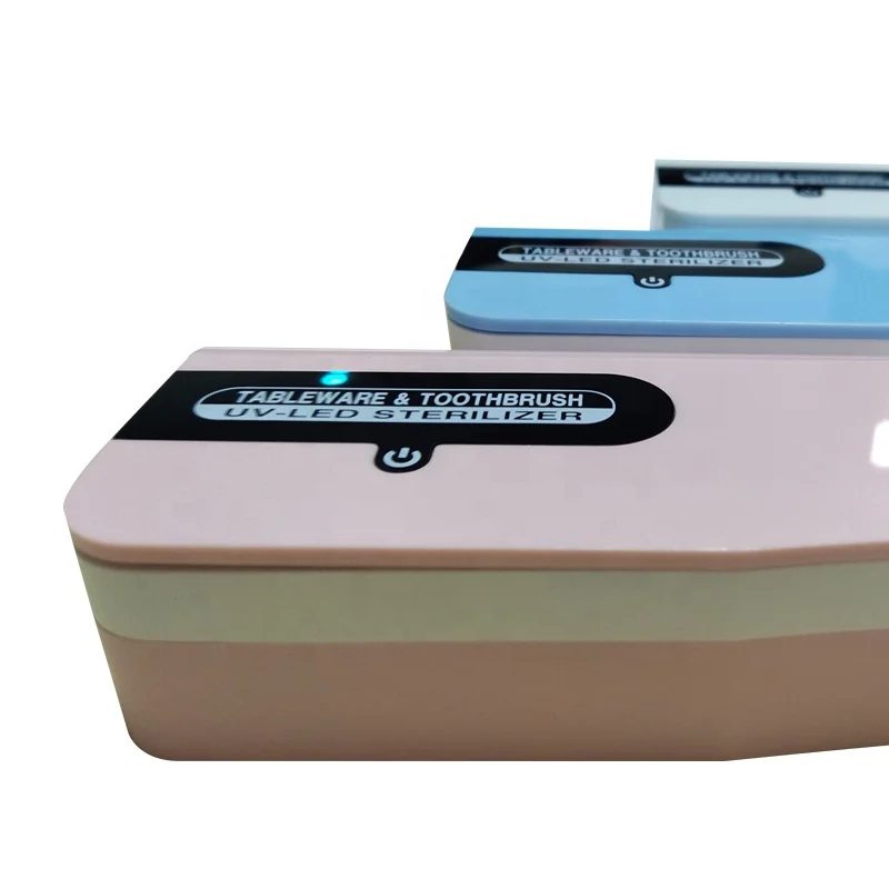 Портативная вилка и ложка UVC со светодиодной подсветкой для личной гигиены, набор палочек для еды, столовые приборы, зубная щетка, очиститель, общественная посуда, УФ стерилизатор