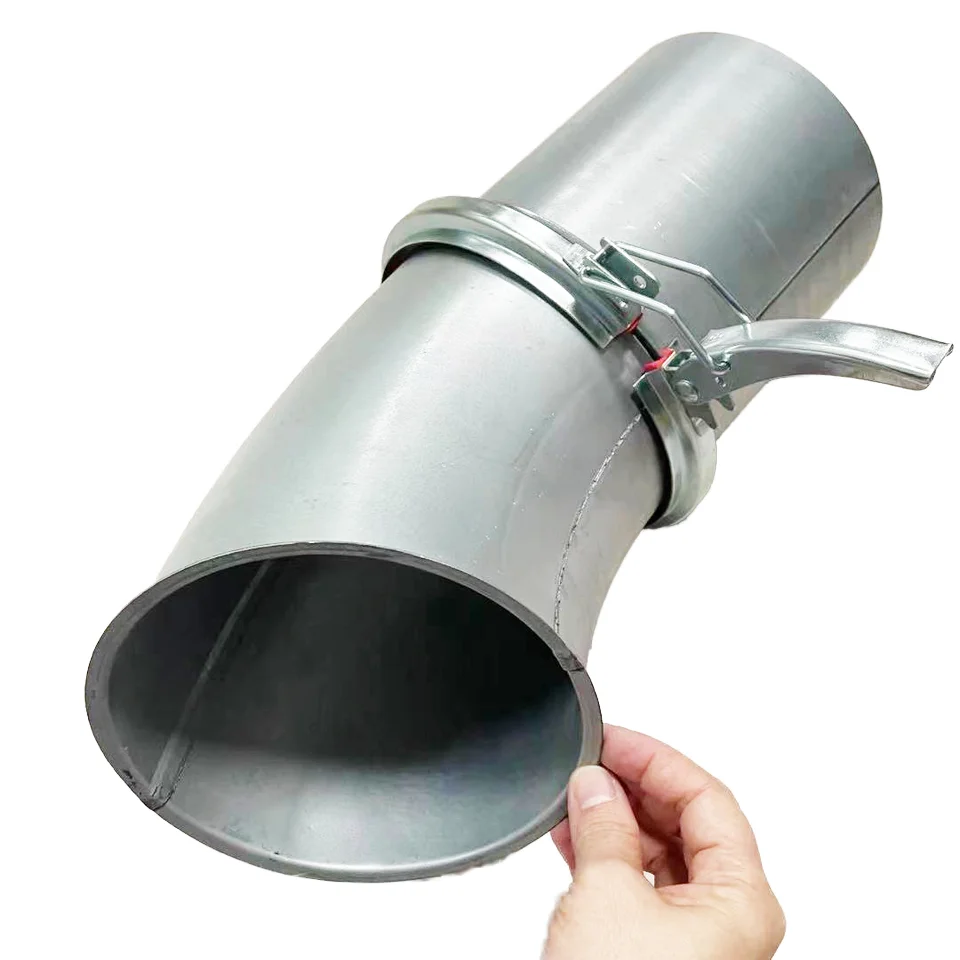 Quick Fit Fast Clamp Ducting Rapid Lock Clamp Metal Quick Fit Duct Clamp  For Modular Ducting