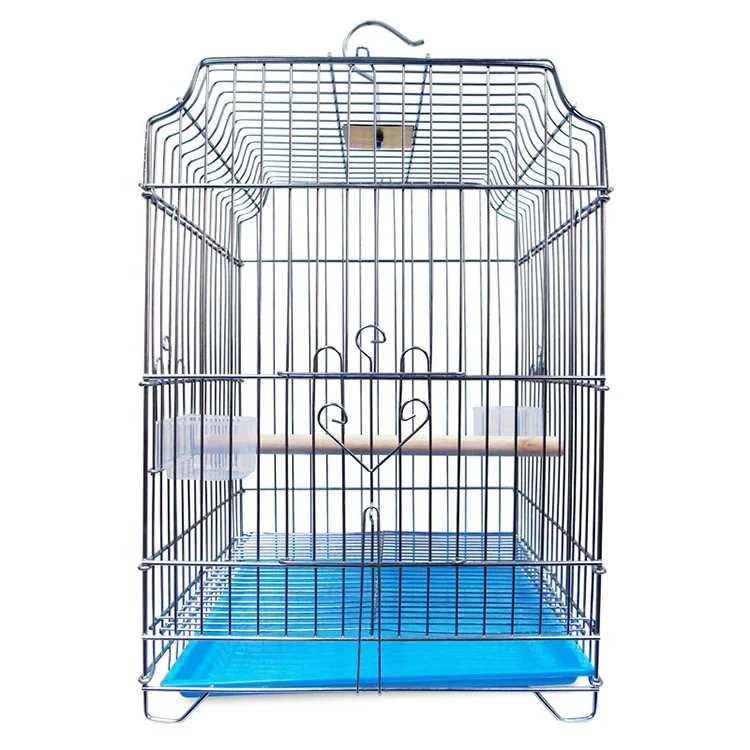 Factory Wholesale Wire Mesh Metal High-quality Aviary Bird Parrot Cage  Large Flight Parrot Bird Cages
