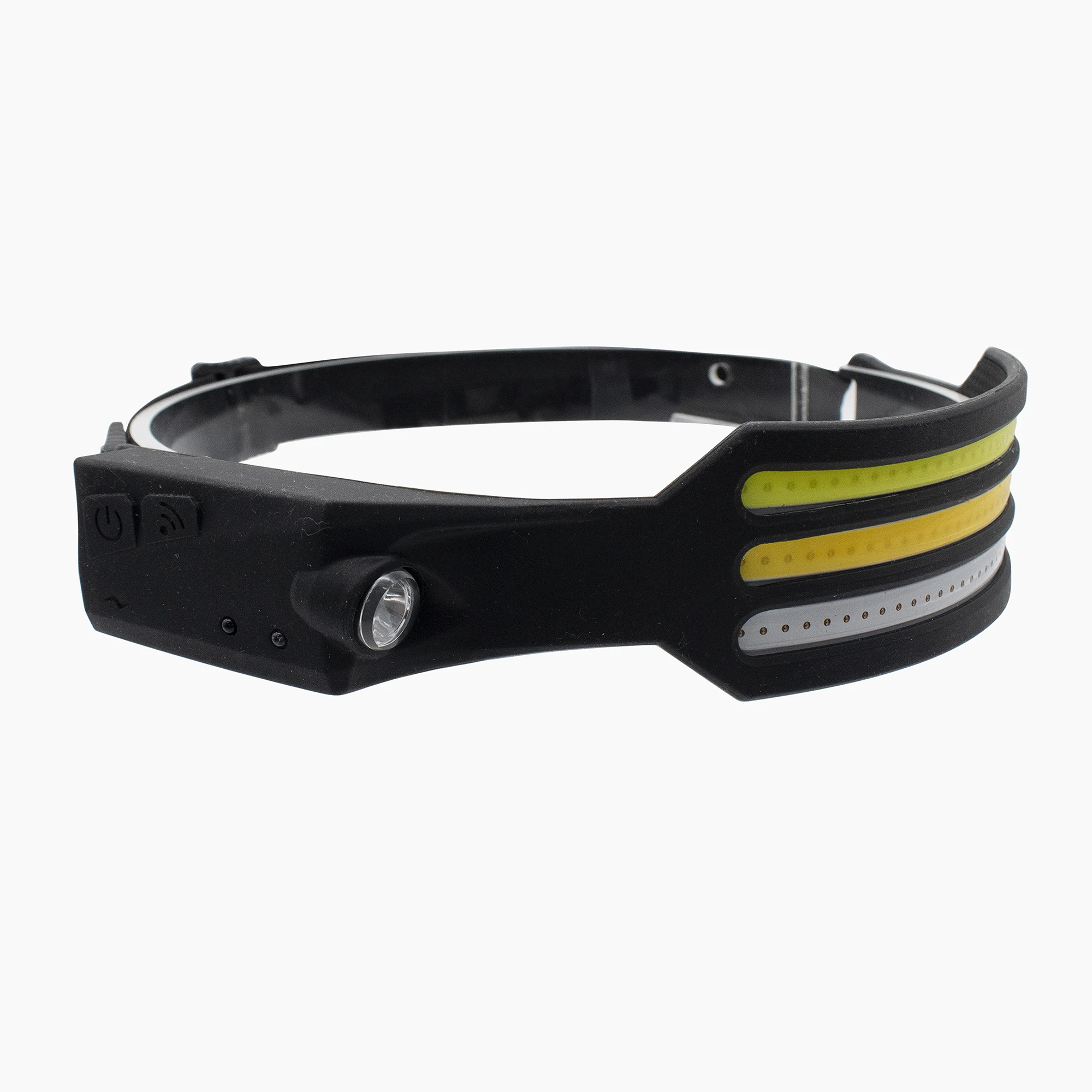 High Lumen Led Headlamp Rechargeable Torch 3 Light Beam Headlight Motion Sensor Silicone Induction Cob Headlamps