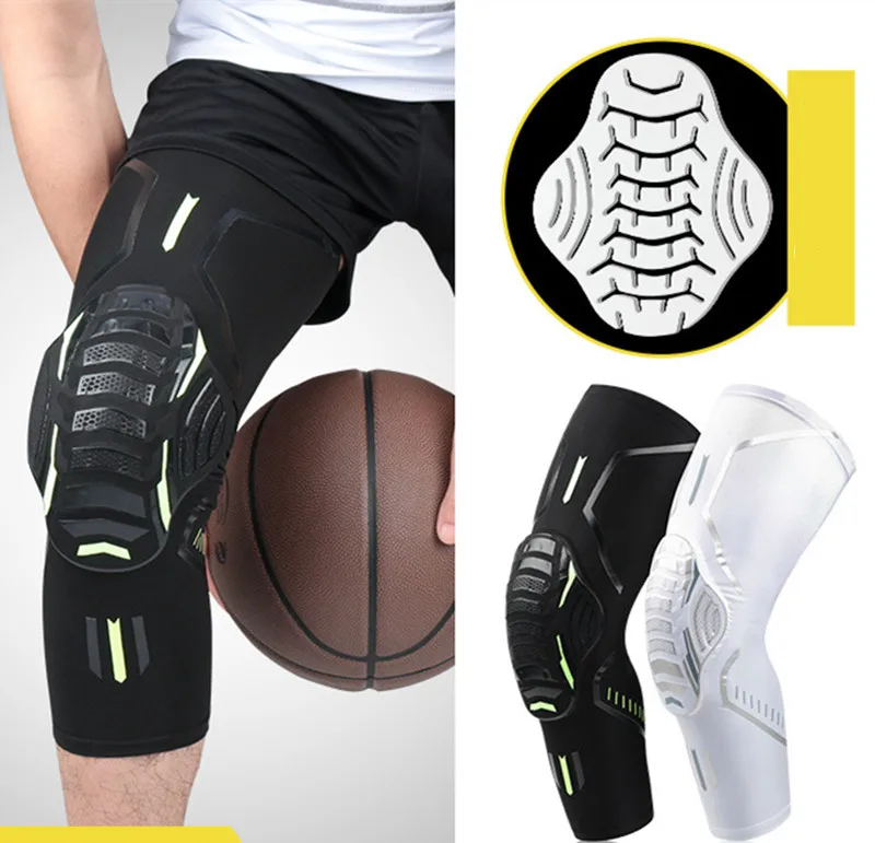 Honeycomb Padded Knee Sleeves Basketball Volleyball Knee Pads Kid Youth 