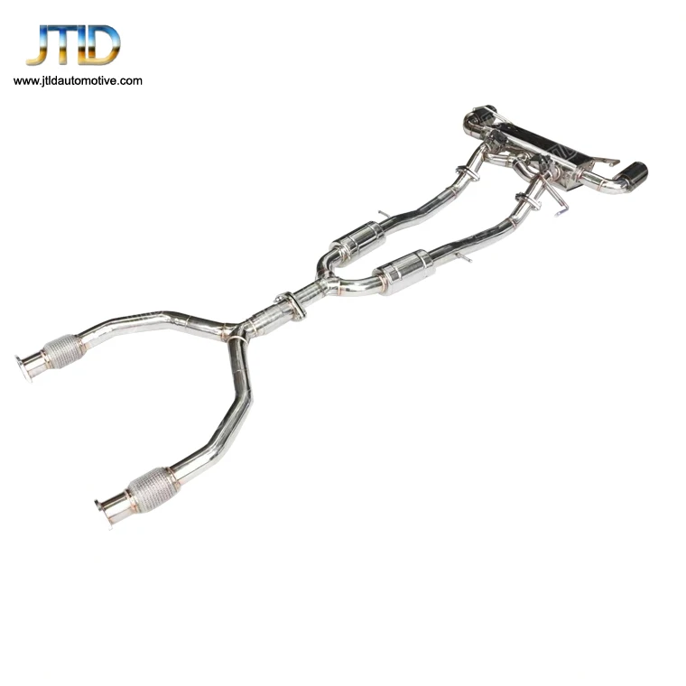 JTLD Exhaust Valve System 304 Stainless Steel Exhaust Catback for Nissan 370Z