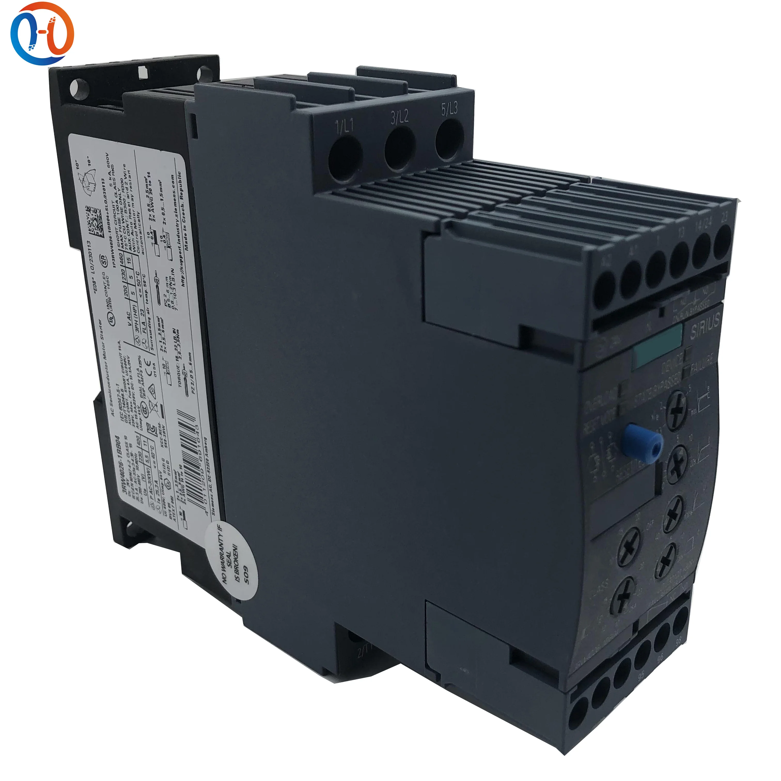 new original 3rw4026 1bb04 motor soft starter realizes smooth start and stop of three phase motors reduces starting surge current with overload protection widely used in fans water pumps-2