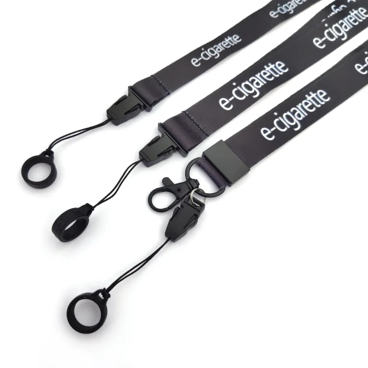 Direct Manufacturer Lanyard Pen Holder Neck Lanyard With Silicone Ring