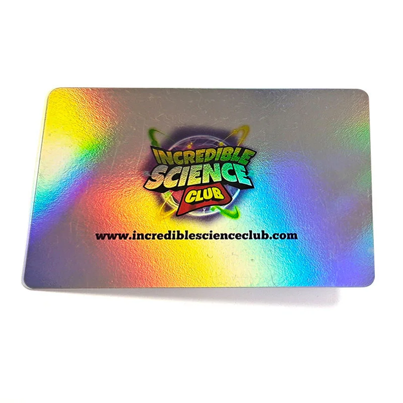 Hologram Nfc Card Laser Printing Nfc Security Stickers Thank You Card With RFID Chip