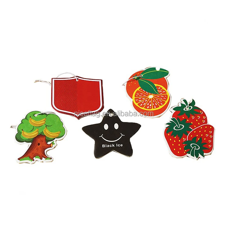Factory Price Custom Bulk Car Freshener Scent Paper Custom Logo