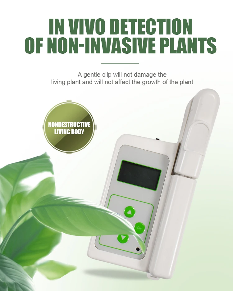 Plant Physiological Leaf Temperature Humidity Nitrogen Content Handheld ...