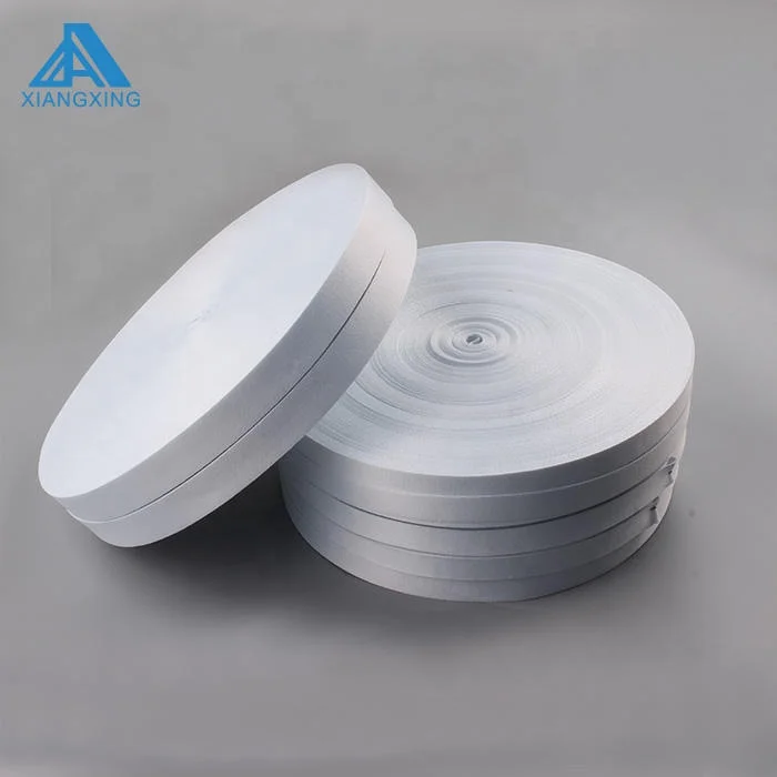 Sublimation Polyester White Printing Blank Ribbon Webbing Lanyard in Rolls