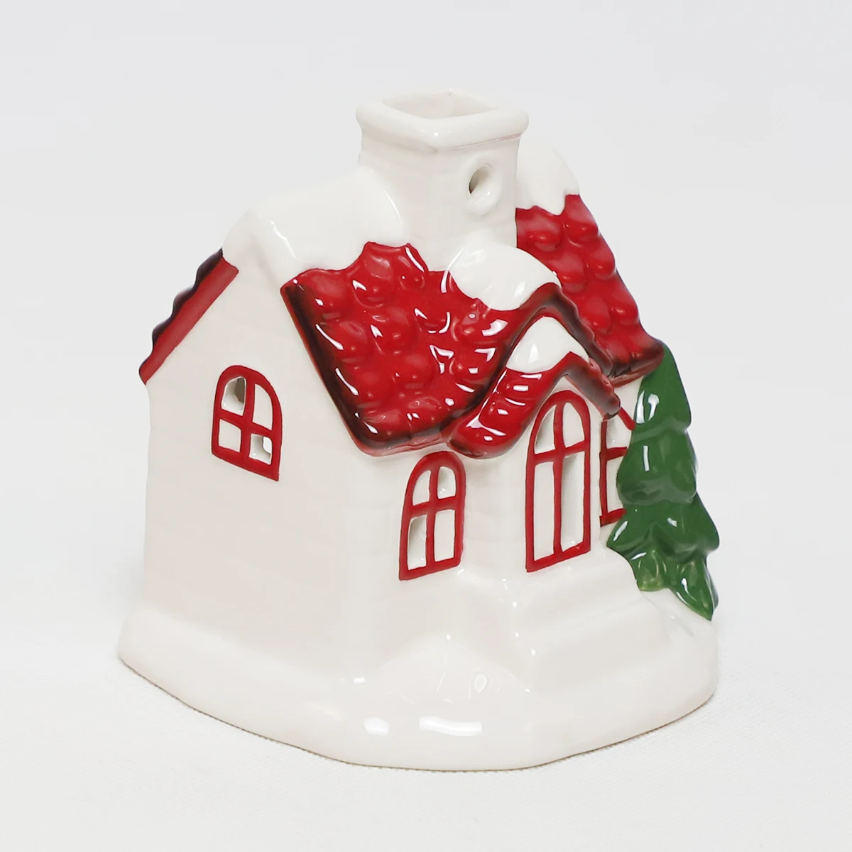 figurines christmas ceramic tea light house christmas bulk christmas ornaments to paint