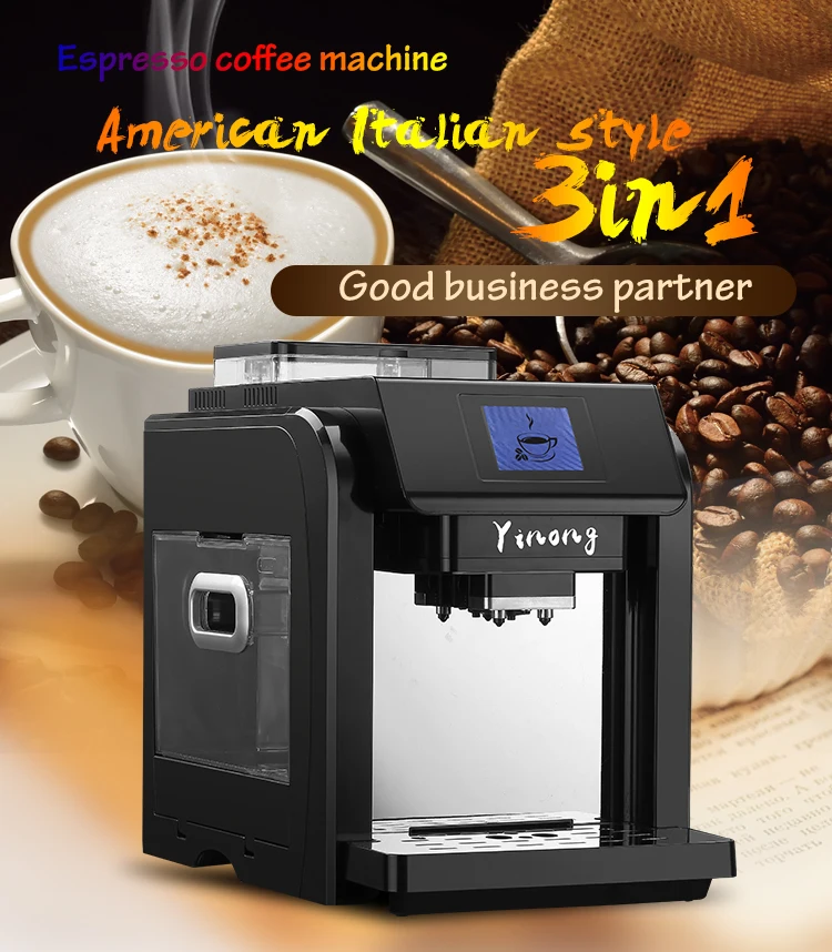  Fully Automatic Bean to Cup American Coffee Machine