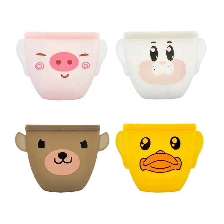 Водонепроницаемый многоразовый силиконовый Пакет для хранения еды сэндвич-пакеты