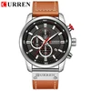 3 Silver Case Black Dial