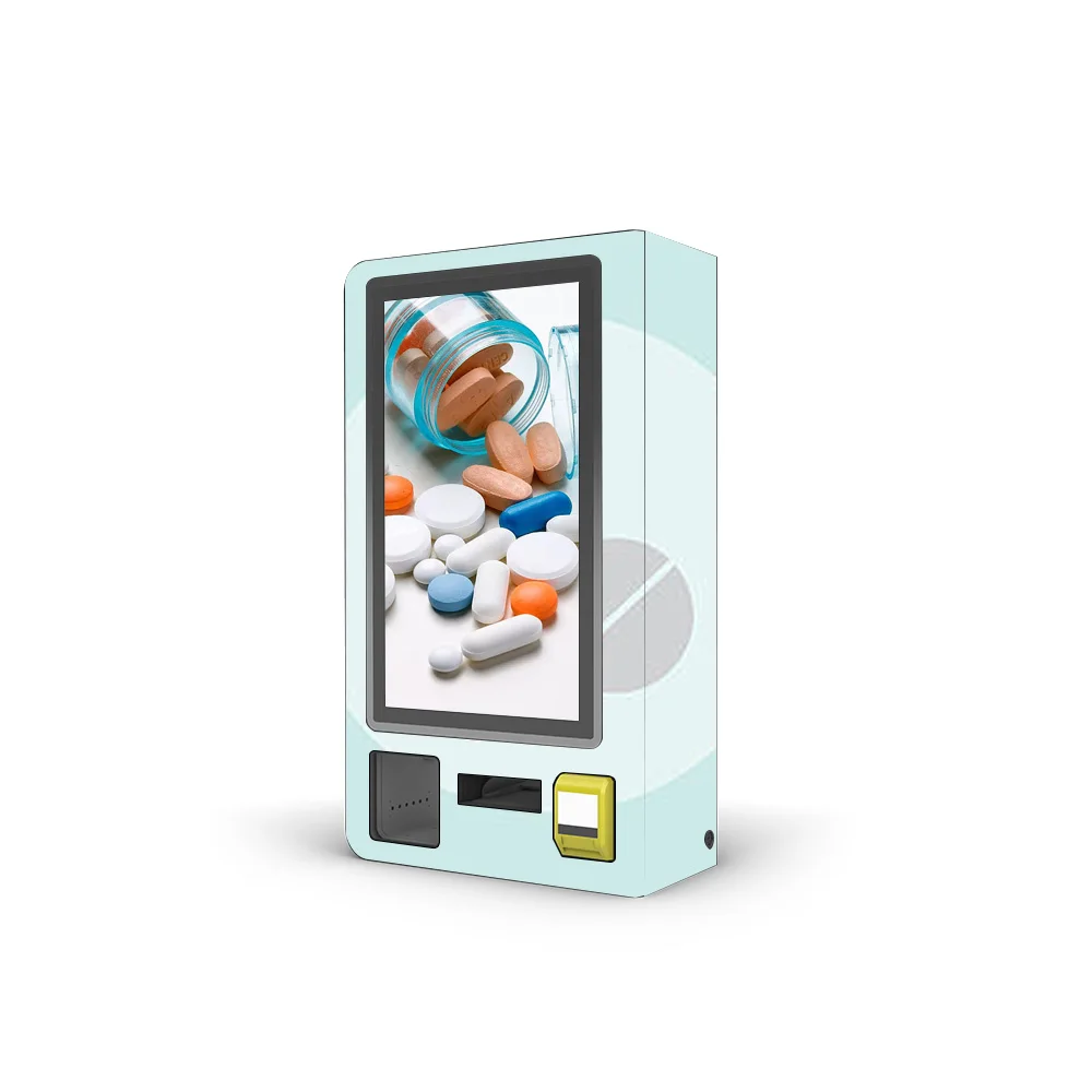 Small Medicine Pharmacy Tablet Vending Machine Plastic Bottle for Sale Wall Mounted Robot Vendor Machine