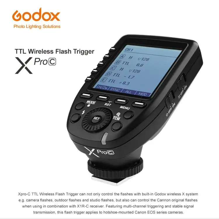 GODOX X3 N X3N X3-N TTL Déclencheur de Flash sans Fil, émetteur de Flash à écran Tactile pour appareils Photo Nikon, Batterie intégrée (Version Mise à Niveau Godox X2T/Xpro/XProII