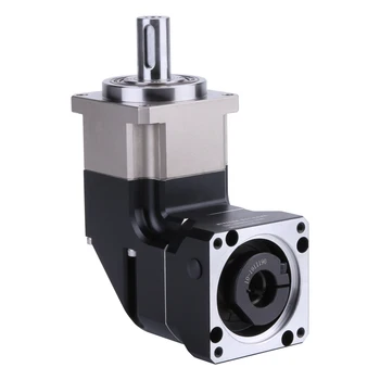 HXR Series Ratio 100:1 Right Angle Helical Gear 90 Degree Servo Stepper Motor Speed Reducer