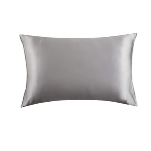 Bedsure Satin Pillowcase for Hair and Skin Queen Silver Grey Silk Pillowcase  Satin Pillow Cases Set