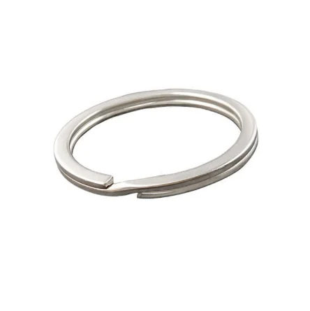 25mm 12mm 30mm Stainless Steel Flat Split Rings Key Chain Ring - Buy ...