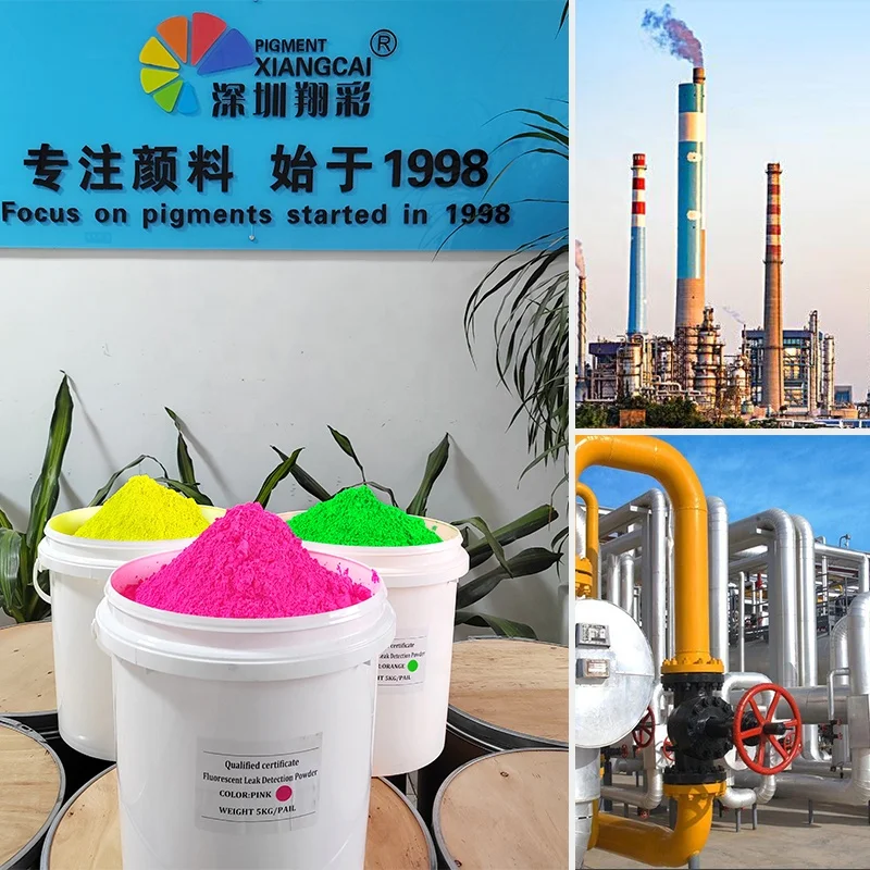 High Quality Pink High Temperature Resistance Tracing Pigment Fluorescent Powder for Leak Detection Test