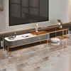 TV cabinet: tinted glass  grey cabinet