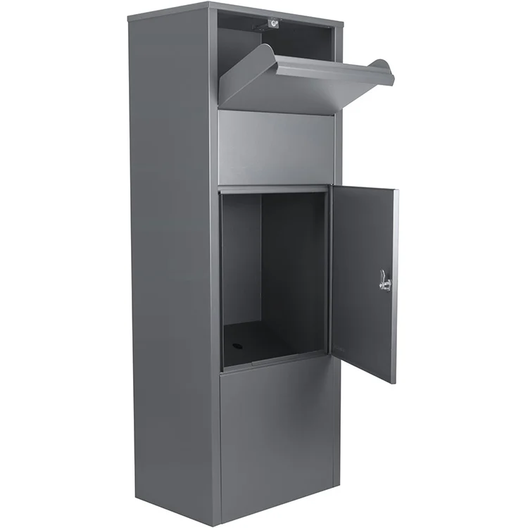 JH-Mech High Security Durable Extra Large Storage Space Smart Weatherproof Fast Installation Mailbox Parcel Delivery Box