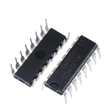Cd4017 Cd4017b Cd4017be 4017 Decade Counter Divider Ic - Buy Electronic ...