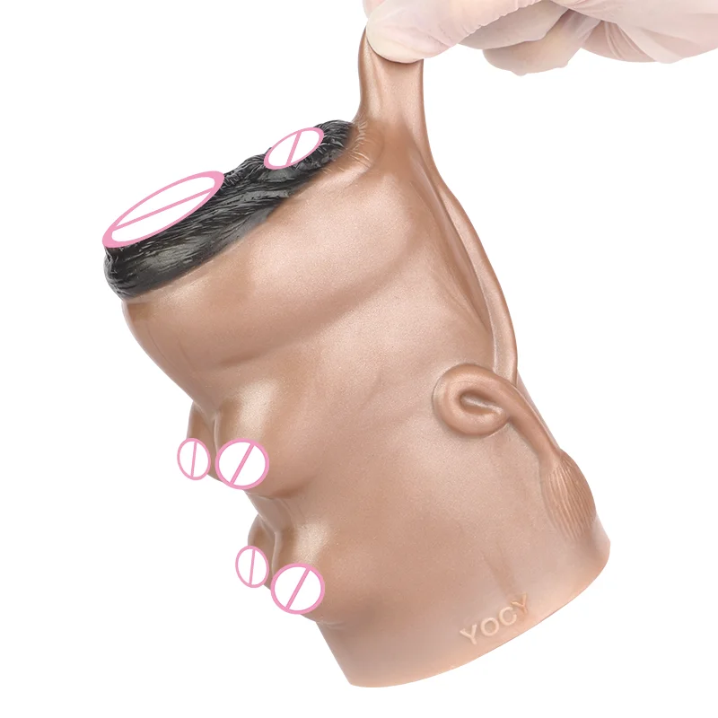 Male Sex Toys Male Masturbator, Adult Sex Toys for Men,Ultra Realistic Textured Tight Vagina Anus & Mouth  Toys-Fair